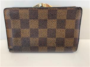 Louis Vuitton Damier Ebene Trifold Wallet Brown